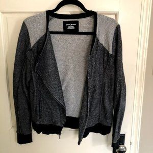 DKNY Moto-Zip Sweatshirt - Medium